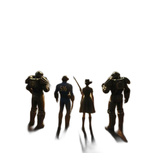 staff, robot, weapon, mask, concept art, 3d render, pixel art, comic book art transparent PNG cut-out