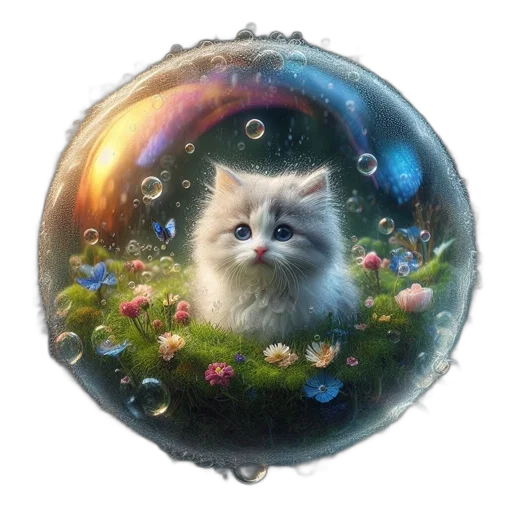 animal, staff, creature, umbrella, fantasy art, photorealistic, concept art, oil painting transparent PNG cut-out