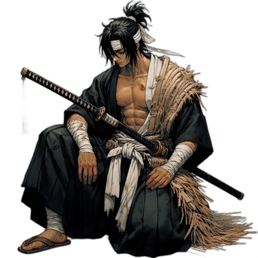 staff, sword, weapon, concept art, comic book art, fantasy art, photorealistic, muscular transparent PNG cut-out