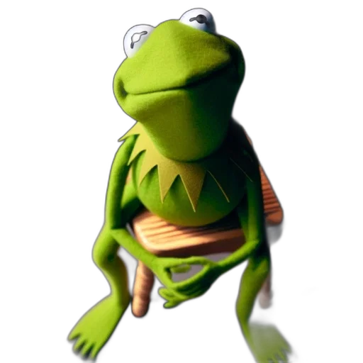 animal, staff, dragon, face, 3d render, concept art, photorealistic, kermit transparent PNG cut-out