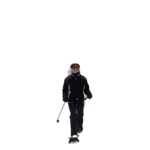 staff, jacket, umbrella, robot, 3d render, pixel art, concept art, snow transparent PNG cut-out