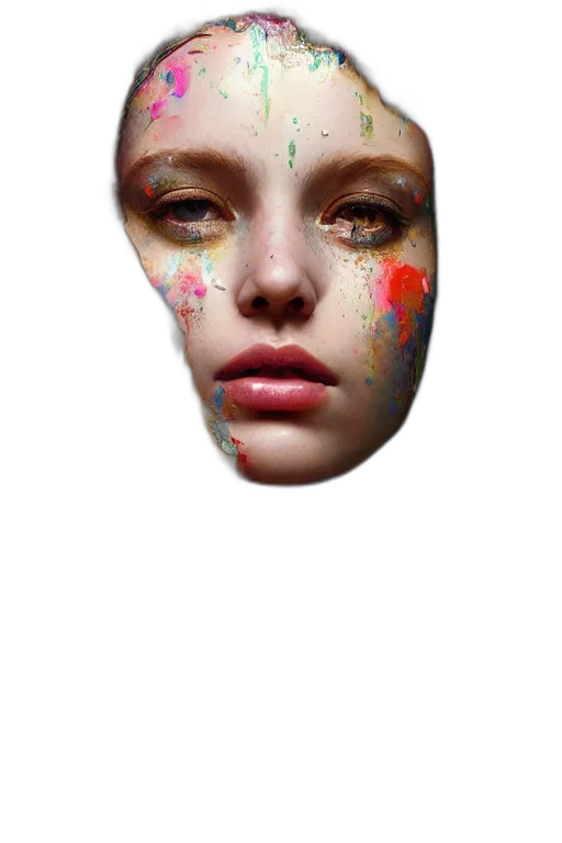 mask, face, crown, jewelry transparent PNG cut-out