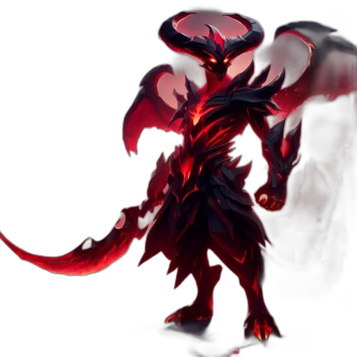 dragon, creature, concept art, fantasy art, pixel art, 3d render, red, dark transparent PNG cut-out