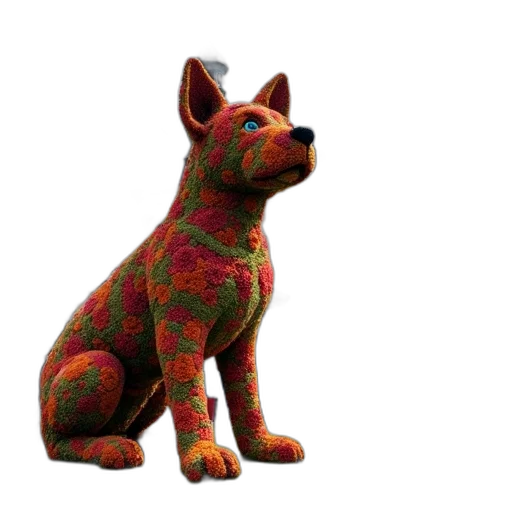 animal, staff, 3d render, concept art, photorealistic, large, intricate, floral transparent PNG cut-out