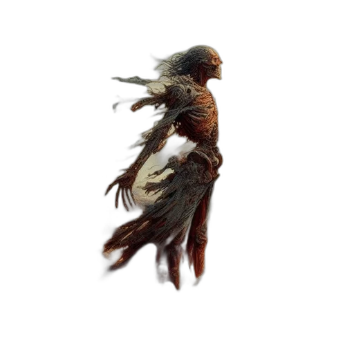 dragon, creature, hair, animal, concept art, fantasy art, 3d render, photorealistic transparent PNG cut-out