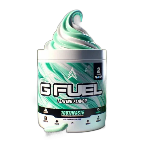fuel, toothpaste, shows, tube, flavors, protein, taurine, creatine transparent PNG cut-out