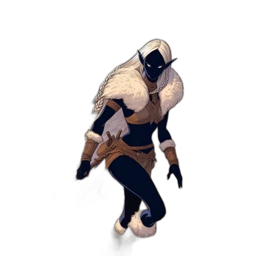 mask, jacket, weapon, staff, concept art, fantasy art, pixel art, 3d render transparent PNG cut-out