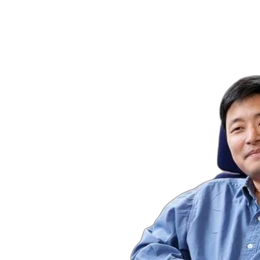jacket, staff, face, hat, photorealistic, person, blue, shirt transparent PNG cut-out