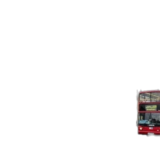 car, pixel art, concept art, photorealistic, 3d render, red, double-decker, bus transparent PNG cut-out