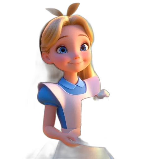 dress, robot, face, staff, 3d render, concept art, cartoon, photorealistic transparent PNG cut-out