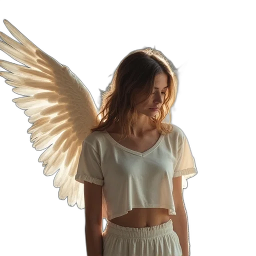 dress, creature, concept art, 3d render, vaporwave, photorealistic, pastel, wings transparent PNG cut-out
