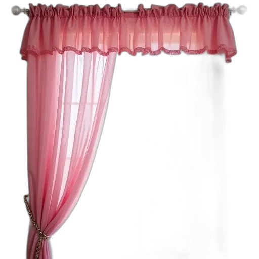 furniture, staff, umbrella, dress, 3d render, photorealistic, pastel, pink transparent PNG cut-out