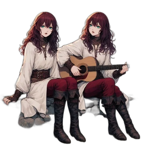 pixel art, concept art, fantasy art, watercolor, snow, red, dark, monochrome transparent PNG cut-out