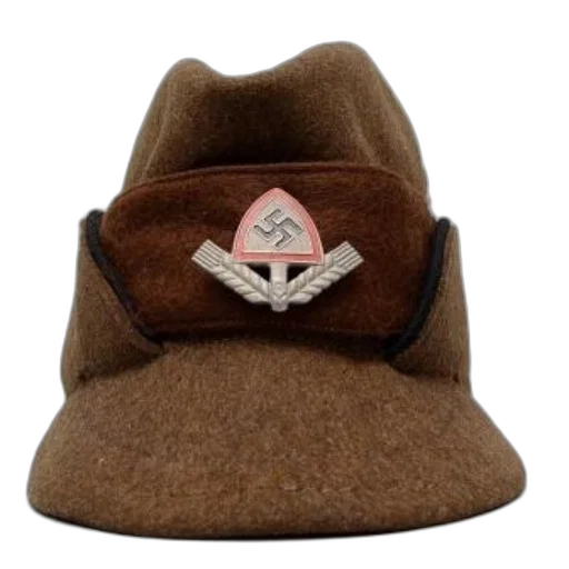 hat, crown, jacket, brown, swastika transparent PNG cut-out
