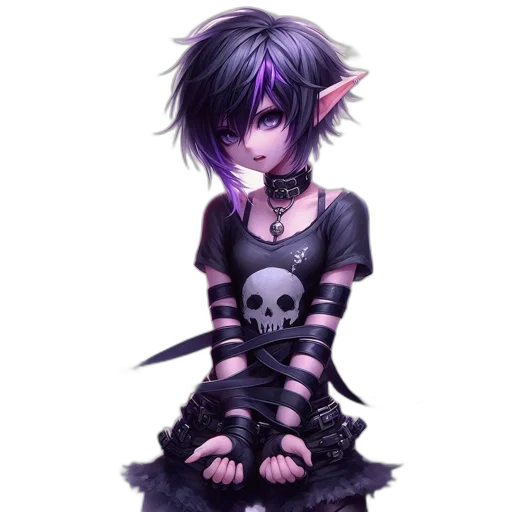 staff, dress, fantasy art, pixel art, concept art, anime, dark, monochrome transparent PNG cut-out