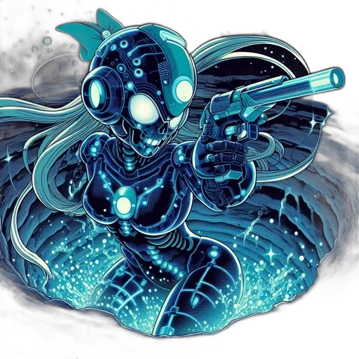 robot, weapon, mask, dragon, concept art, fantasy art, comic book art, pixel art transparent PNG cut-out