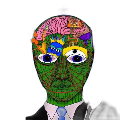 mask, face, robot, cartoon, concept art, vaporwave, photorealistic, artistic transparent PNG cut-out