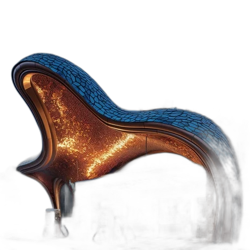 furniture, bottle, crown, jewelry, 3d render, photorealistic, concept art, underwater transparent PNG cut-out