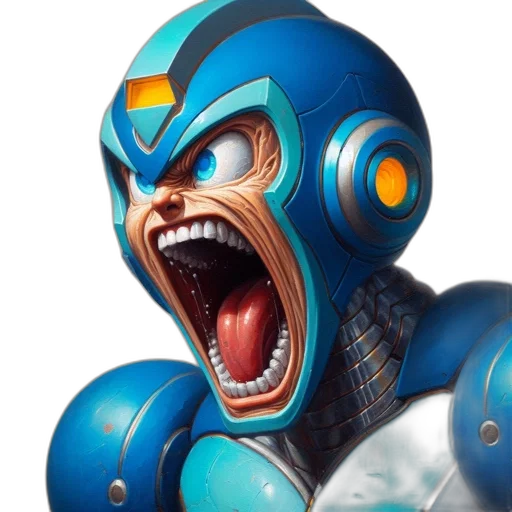 robot, mask, face, creature, concept art, 3d render, comic book art, photorealistic transparent PNG cut-out