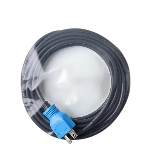 jewelry, black, rubber, cable, blue, connector, coiled, placed transparent PNG cut-out