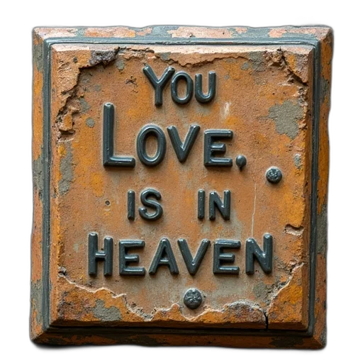furniture, jewelry, inscription, plaque transparent PNG cut-out