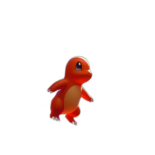 creature, animal, dragon, staff, 3d render, concept art, pixel art, photorealistic transparent PNG cut-out