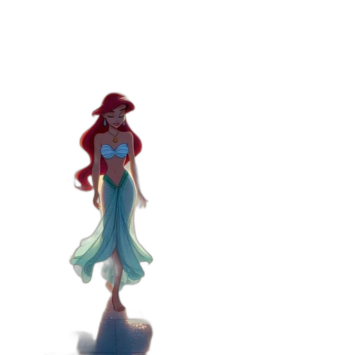 dress, staff, crown, jewelry, concept art, 3d render, pixel art, fantasy art transparent PNG cut-out