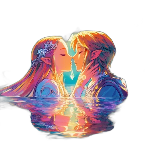 concept art, watercolor, fantasy art, pixel art, underwater, neon lights, fire, outer space transparent PNG cut-out