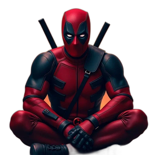 weapon, staff, comic book art, concept art, 3d render, pixel art, red, deadpool transparent PNG cut-out