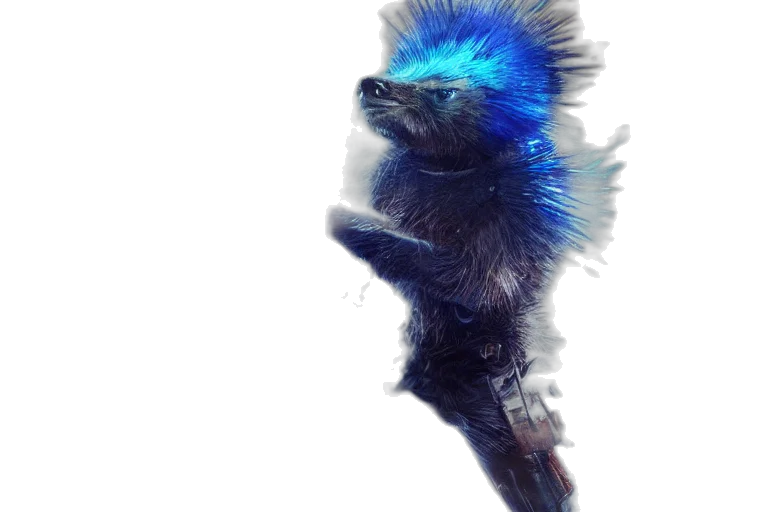 animal, creature, dragon, hair transparent PNG cut-out