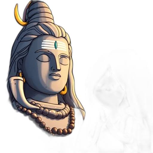 jewelry, crown, face, mask, 3d render, concept art, pencil sketch, photorealistic transparent PNG cut-out