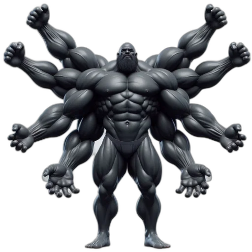 creature, animal, weapon, concept art, 3d render, photorealistic, comic book art, gray transparent PNG cut-out