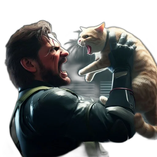 animal, concept art, comic book art, photorealistic, pixel art, man, tactical, gear transparent PNG cut-out