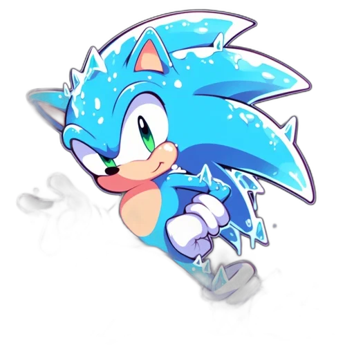 creature, animal, staff, pixel art, concept art, 3d render, cartoon, blue transparent PNG cut-out