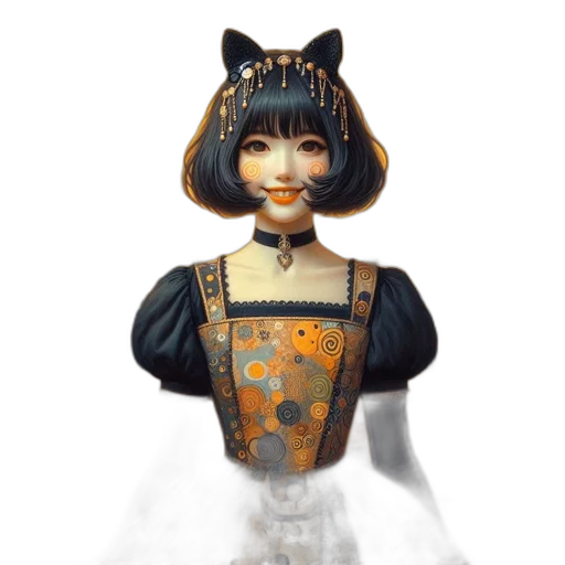 dress, mask, staff, robot, 3d render, fantasy art, concept art, photorealistic transparent PNG cut-out
