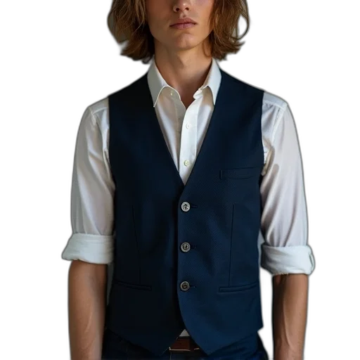 jacket, staff, hat, face transparent PNG cut-out