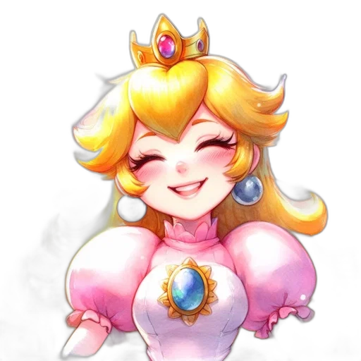 crown, dress, staff, jewelry, pixel art, watercolor, concept art, fantasy art transparent PNG cut-out