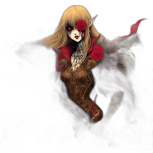 staff, dragon, mask, creature, fantasy art, concept art, pixel art, anime transparent PNG cut-out