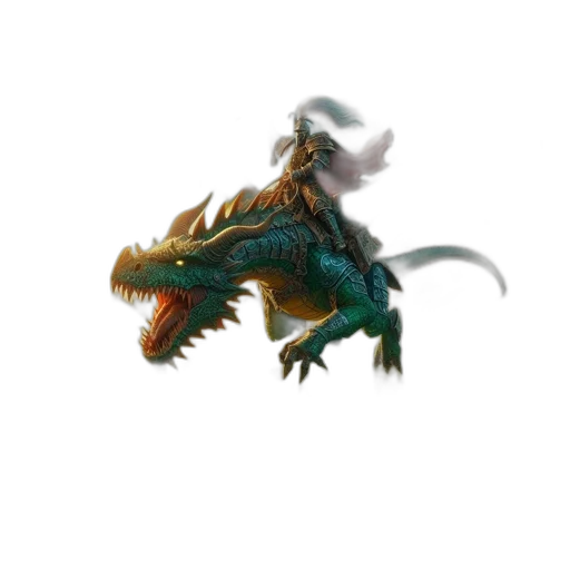 dragon, creature, animal, weapon, concept art, fantasy art, 3d render, pixel art transparent PNG cut-out