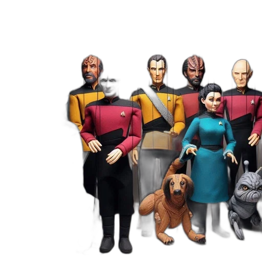 staff, concept art, outer space, star, trek, figurines, depicted, strings transparent PNG cut-out