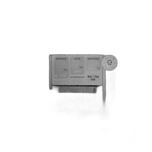 robot, weapon, black, white, photo, sign, flag, trash transparent PNG cut-out