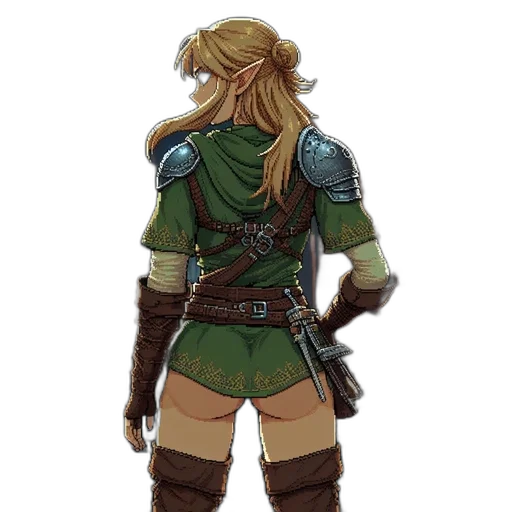 sword, weapon, staff, dress, concept art, fantasy art, pixel art, watercolor transparent PNG cut-out