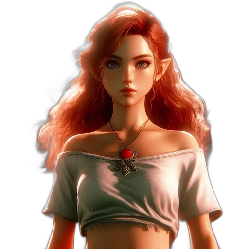 dress, jewelry, fantasy art, concept art, pixel art, comic book art, fire, sunset transparent PNG cut-out