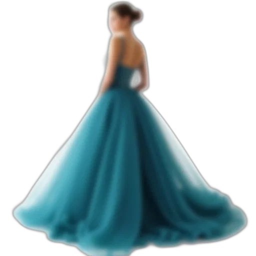 dress, jewelry, crown, concept art, 3d render, photorealistic, pixel art, blue transparent PNG cut-out