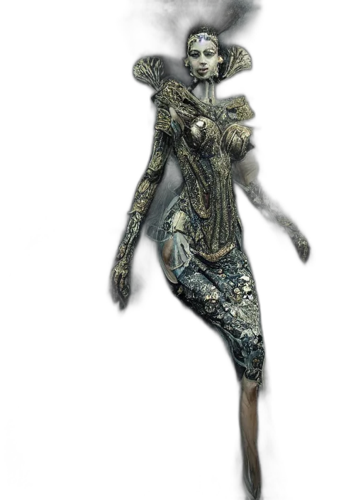 staff, mask, creature, weapon transparent PNG cut-out