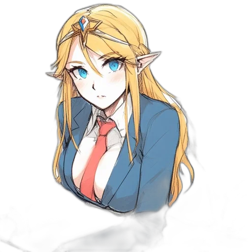 staff, dragon, dress, crown, anime, concept art, pixel art, watercolor transparent PNG cut-out