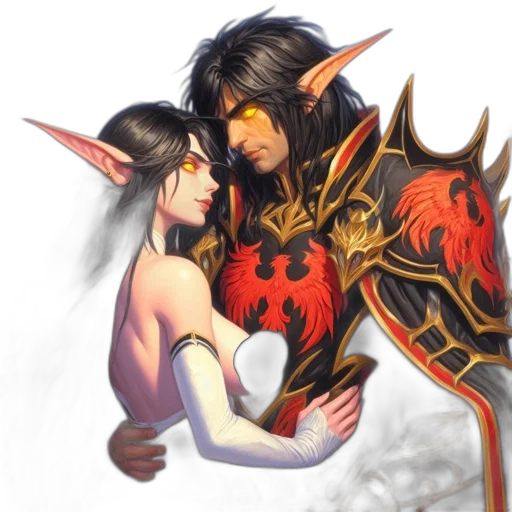 dragon, fantasy art, concept art, pixel art, comic book art, red, two, elf transparent PNG cut-out