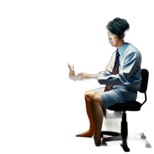 staff, furniture, 3d render, photorealistic, concept art, pixel art, man, works transparent PNG cut-out
