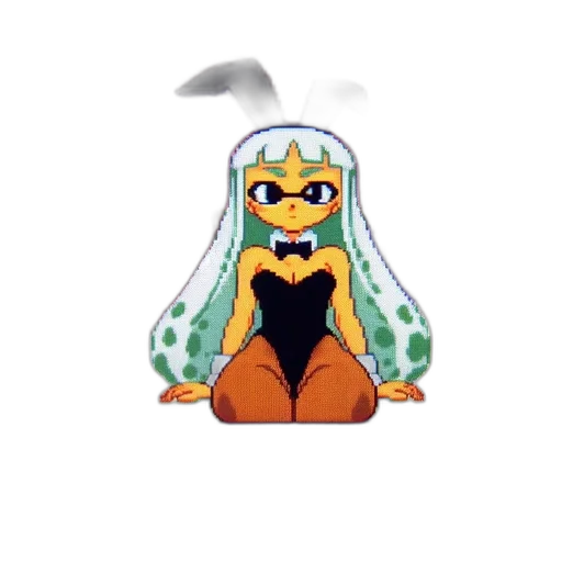 creature, robot, mask, crown, pixel art, concept art, cartoon, anime transparent PNG cut-out