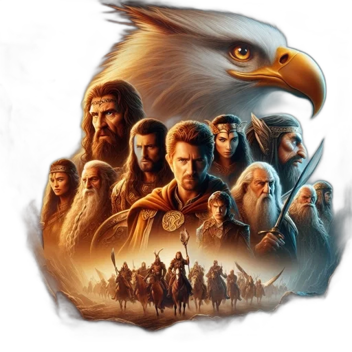 concept art, fantasy art, comic book art, fire, epic, scene, depicts, majestic transparent PNG cut-out